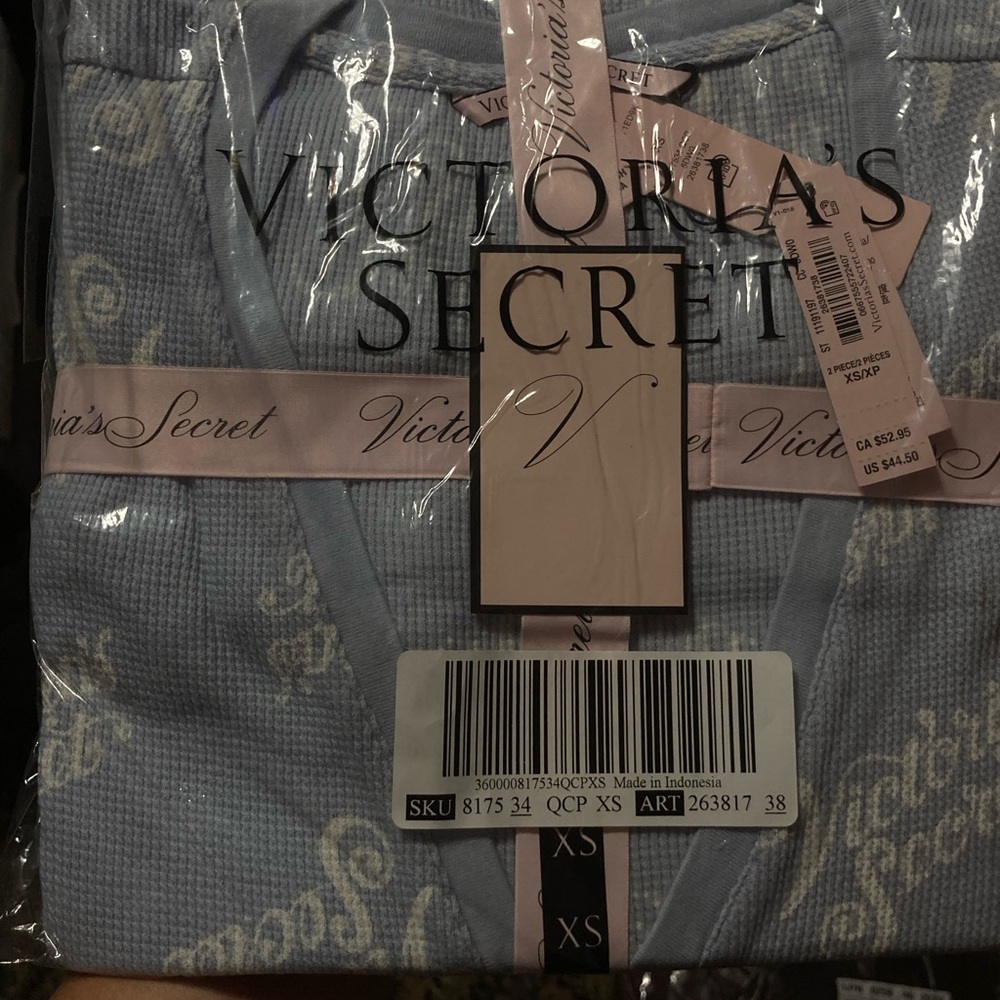 Victoria's Secret Light Blue Pajama Set